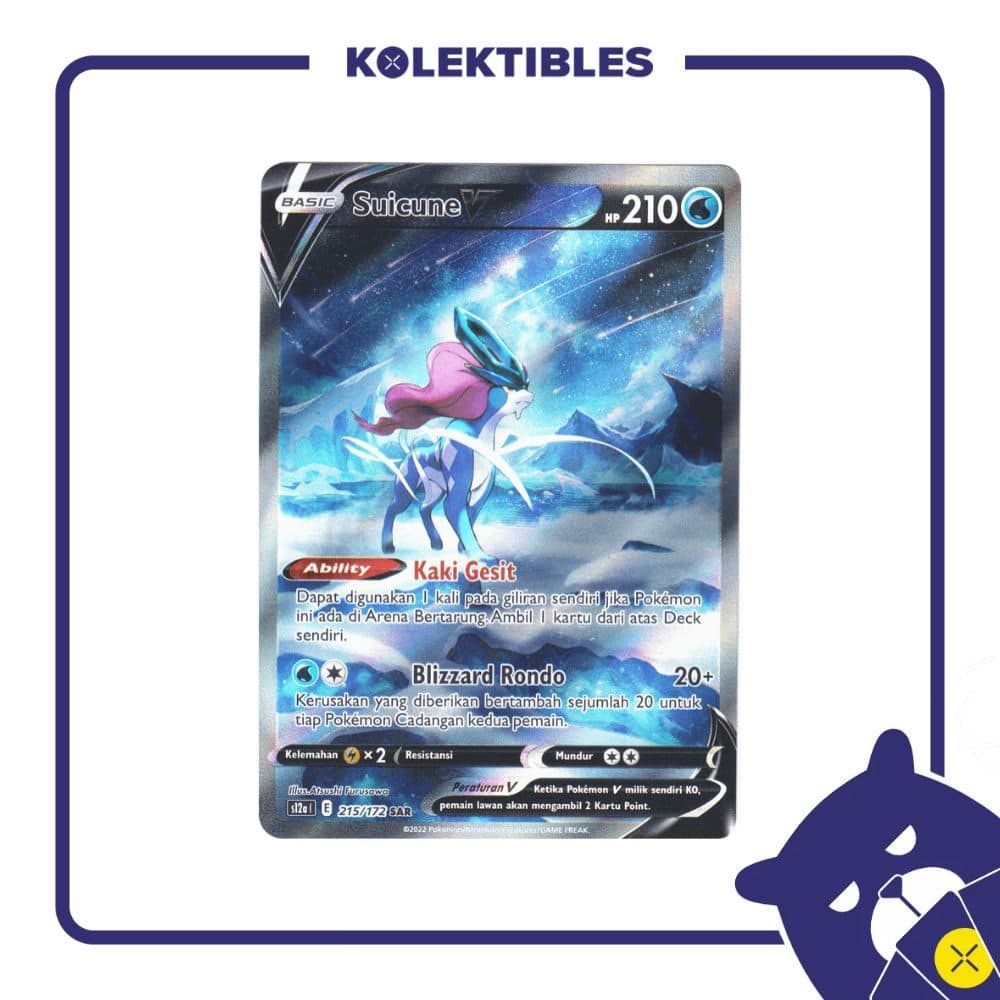 Pokemon English – E GG38/GG70 – Suicune V 01/293/02/11/112