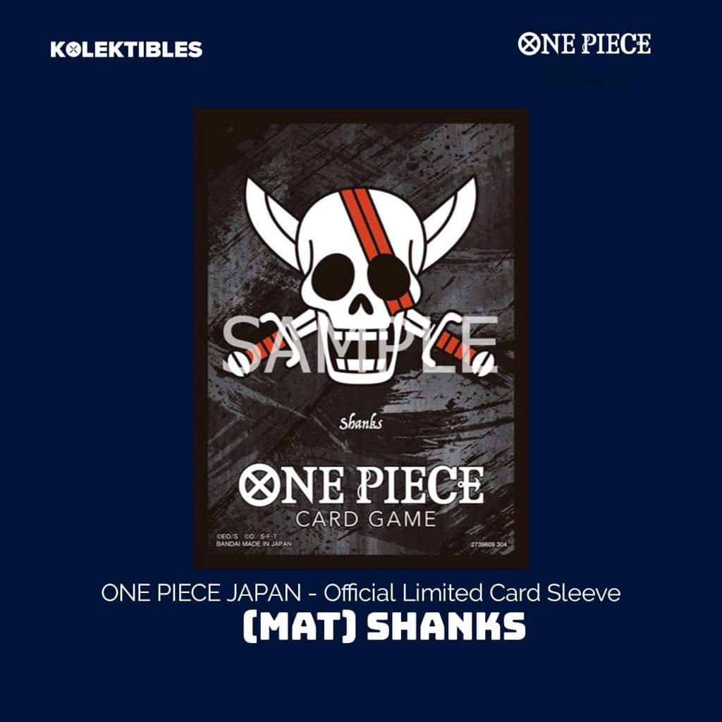 ONE PIECE JAPAN - Official Limited Card Sleeve (Mat) SHANKS