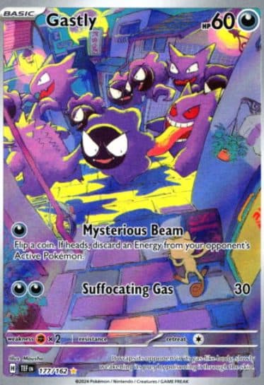 POKEMON ENGLISH - TEF Gastly 177/162 01/061/02/11/111