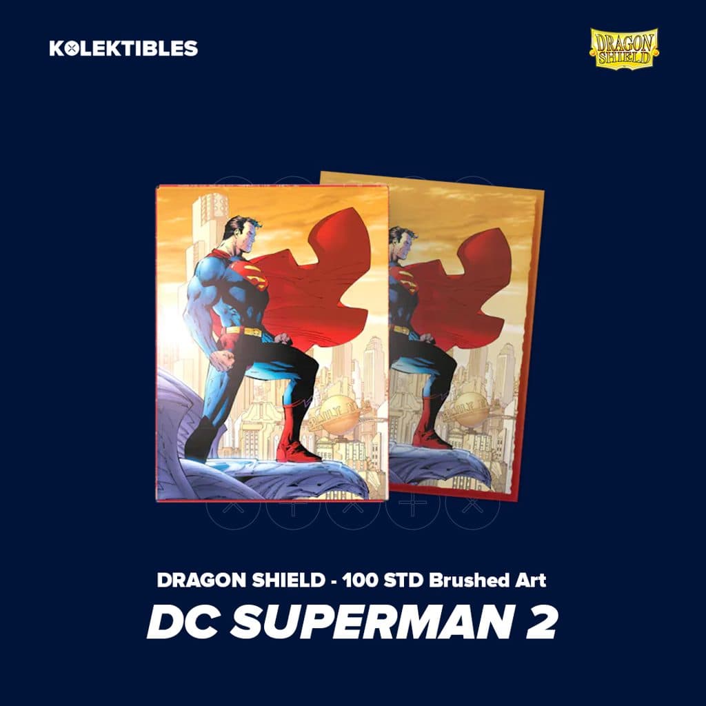 DRAGON SHIELD - 100 STD Brushed Art DC - Superman 2