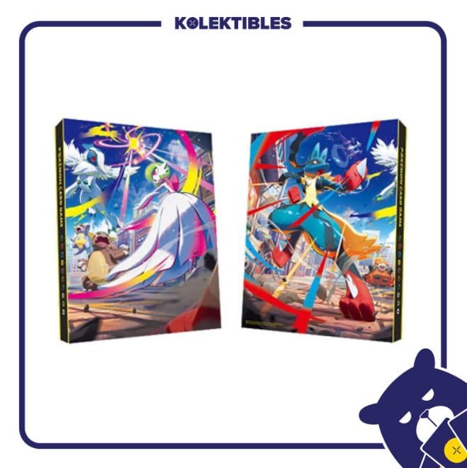 POKEMON OFFICIAL – 4 Pocket Collection File Mega Lucario & Gardevoir 9432953