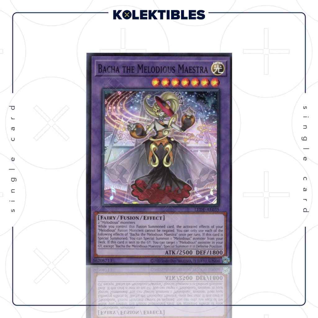 Yu Gi Oh AE - LEDE-AE035 Bacha The Melodious Maestra (SR)