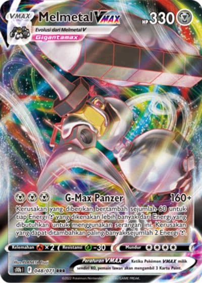 POKEMON INDONESIA S10b – 048/071 RRR – Melmetal VMax
