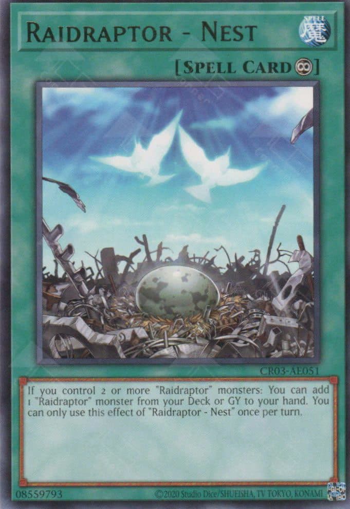 YU GI OH AE - CR03-AE051 Raidraptor - Nest (R)