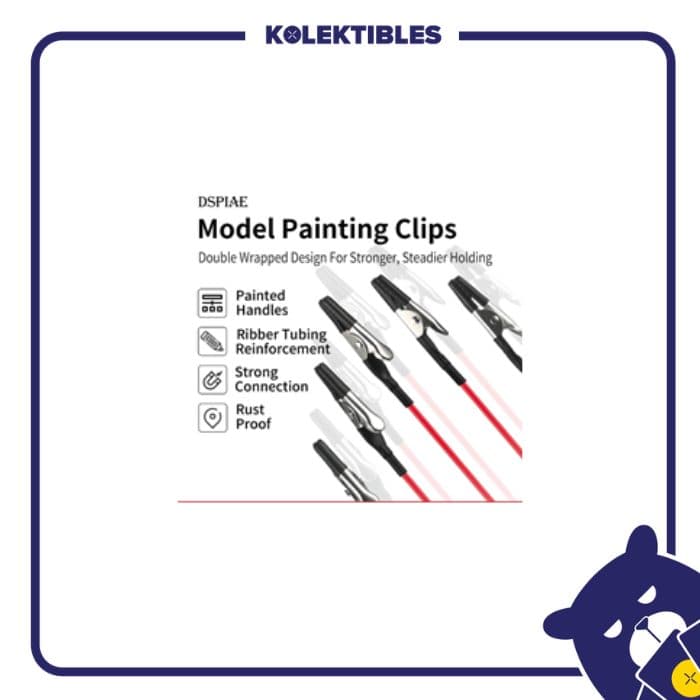 Gundamnesia - DSPIAE MPC-20 Model Painting Clip 20pcs 01/162/10/29/194