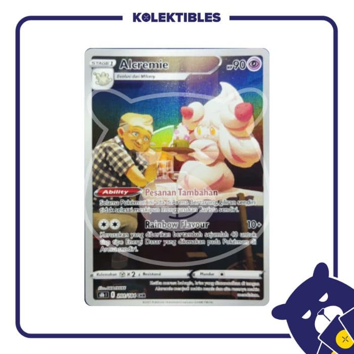 POKEMON INDONESIA - S8b - 201/184 CHR – Alcremie 01/123/02/11/115