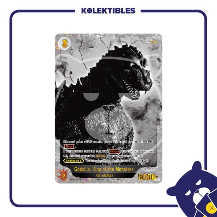 GODZILLA ENGLISH - BP01 - EBP01-075+ SP Parallel Godzilla, King of the Monsters