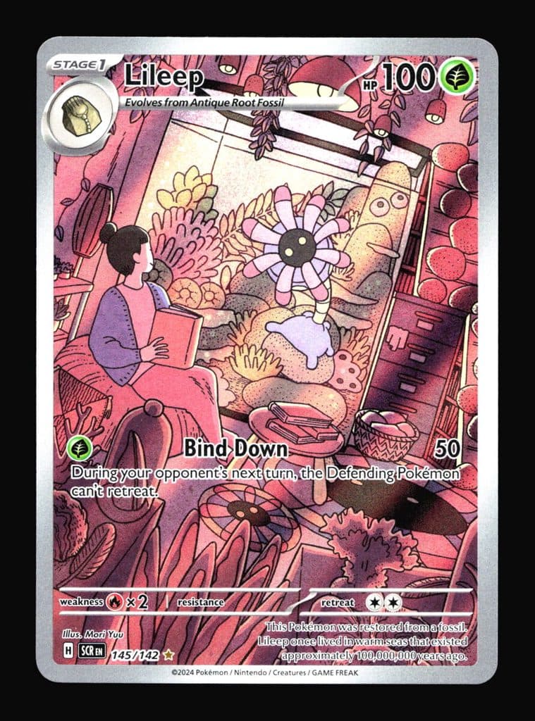 POKEMON ENGLISH - SCR Lileep 145/142 01/071/02/11/111