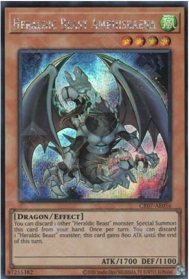 YU GI OH AE – CR07-AE056 SER Heraldic Beast Amphisraena