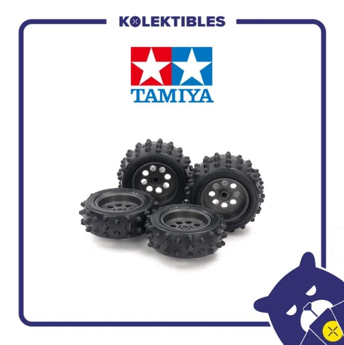 Tamiya – 15547 – Spike Tire & Wheel Set (for EZ Chassis)