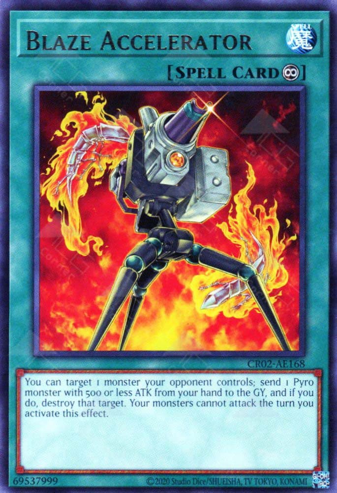 YU GI OH AE - Single Card - CR02-AE168 - Blaze Accelerator (R)