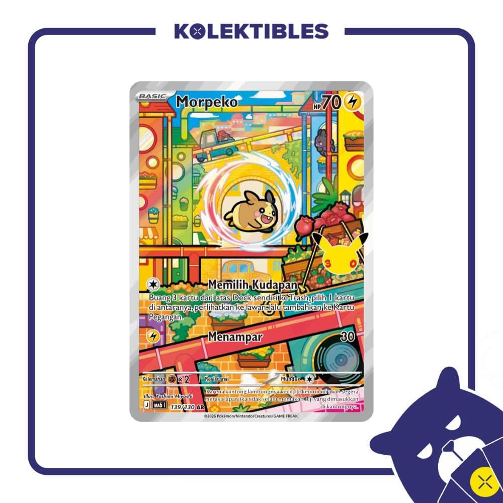 Pokemon Indonesia - 139/130 AR -Morpeko