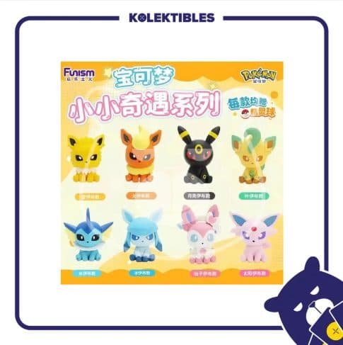 Pokemon Funism - Palmsize Wonder Mixed Figurine Vol 2 Eeveelution