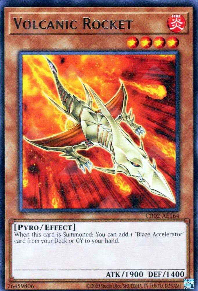 YU GI OH AE - Single Card - CR02-AE164 Volcanic Rocket (R)