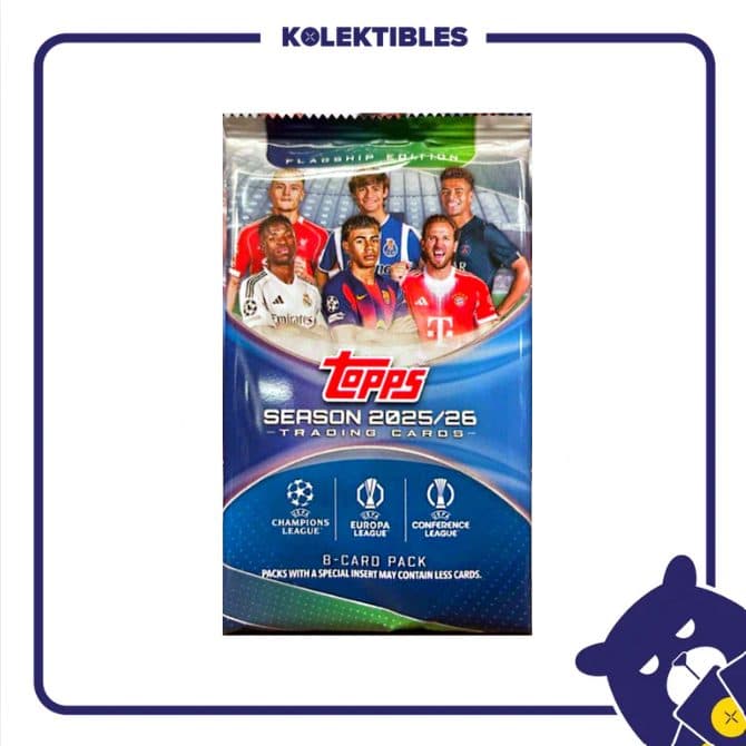 Topps – Value Booster Pack – 2025/26 UEFA Club Competitions Flagship