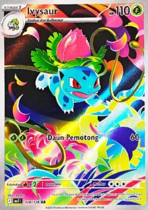Pokemon Indonesia – MA1 128/126 AR Ivysaur 01/133/02/11/111