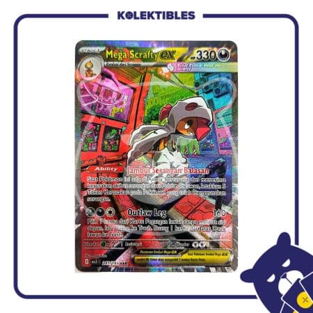 Pokemon Indonesia – MA3 241/193 SAR – Mega Scrafty EX Part 3