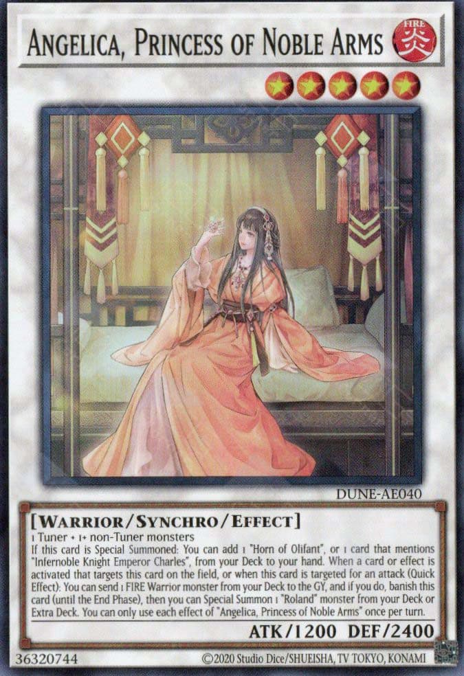 YU GI OH AE - Single Card - DUNE-AE040 Angelica, Princess of Noble Arms (SR)