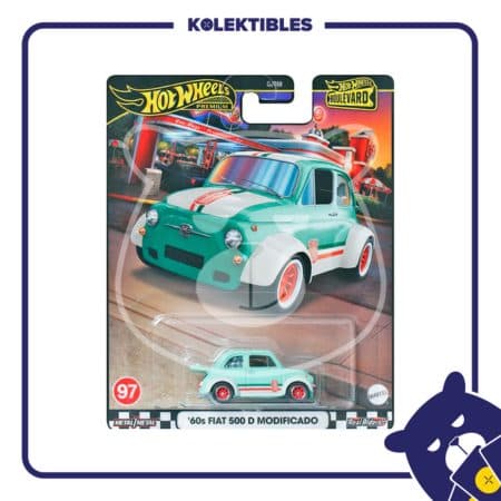Hotwheels Premium – ’60s Fiat 500 D Modificado 01/159/07/22/190