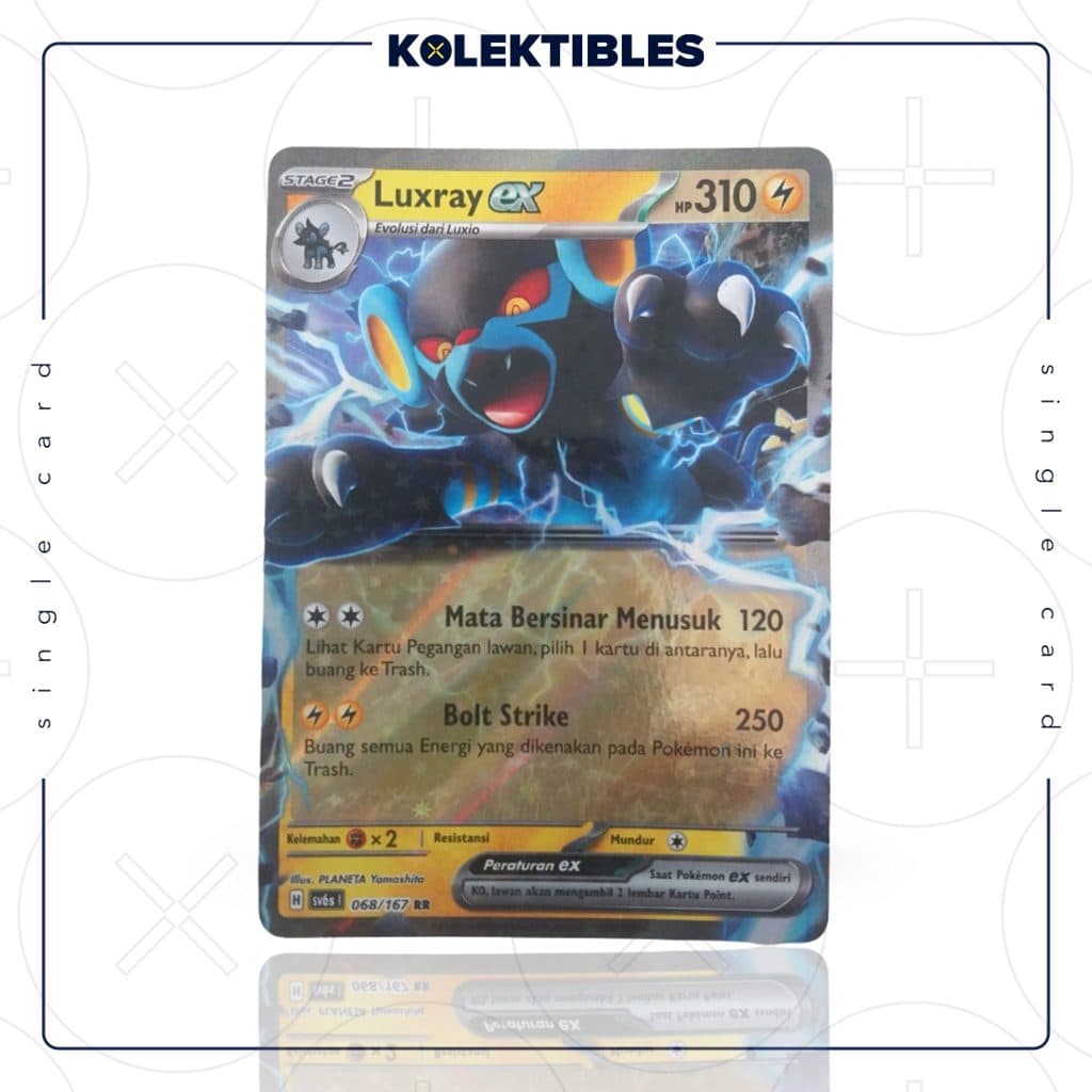 POKEMON SV6s - Luxray Ex 068/167 RR - Topeng Transfigurasi Single Card