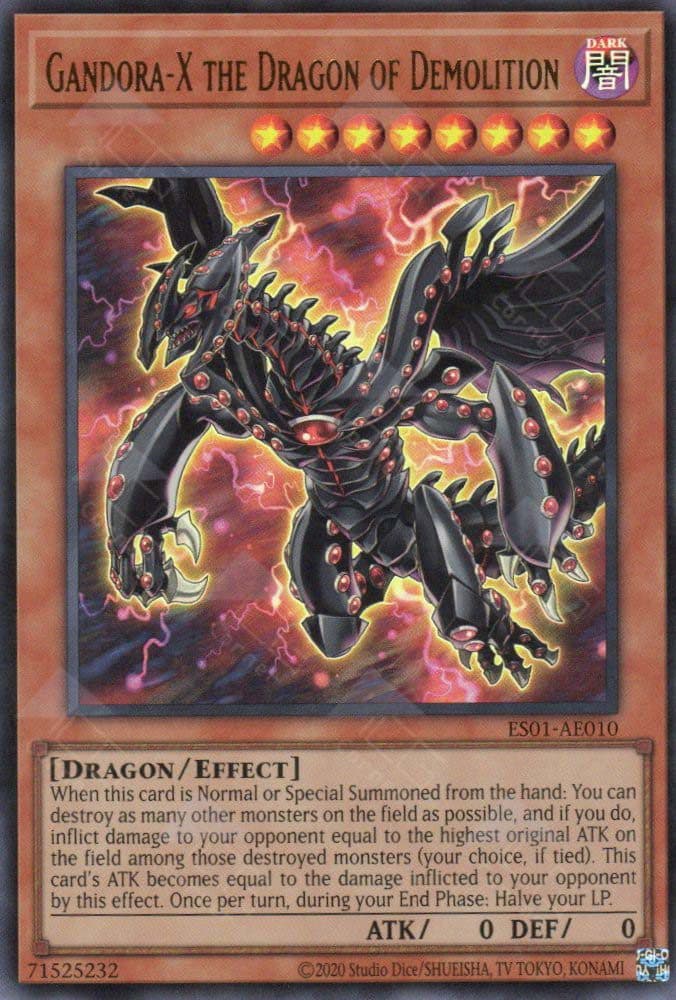 YU GI OH - ES01-AE010 - Gandora-X the Dragon of Demolition (UR)