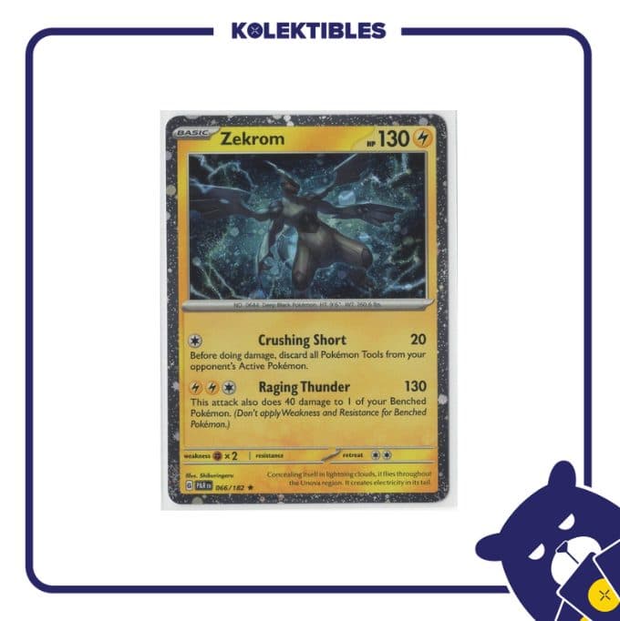 Pokemon English – PAR EN 066/182 Cosmos Holo - Zekrom