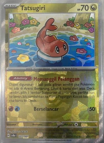 POKEMON INDONESIA – Sv8a Tatsugiri Master Ball Print 121/187