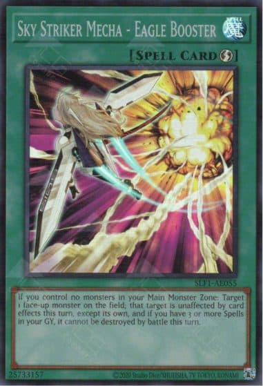 YU GI OH AE - SLF1-AE055 Sky Striker Mecha - Eagle Booster (SR)
