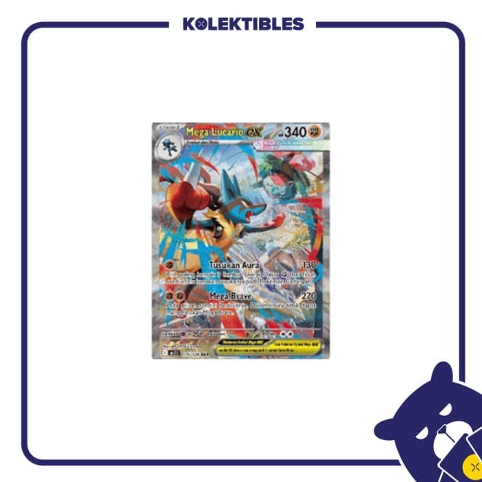 Pokemon Indonesia – ma1 175/126 SAR Mega Lucario Ex 01/274/02/11/111