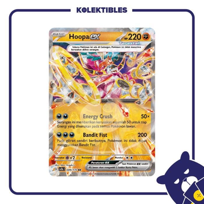 POKEMON INDONESIA - Sv3s - 089/170 RR - Hoopa EX 01/123/02/11/115