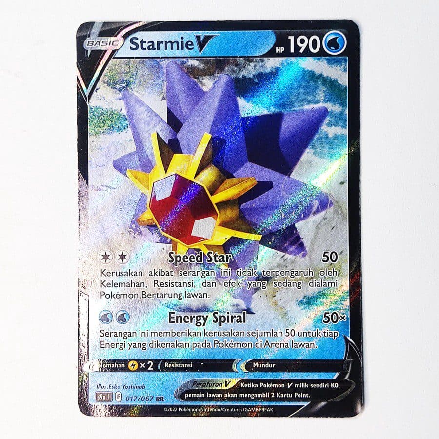 POKEMON INDONESIA – S9a RR Starmie V 01/103/02/11/111