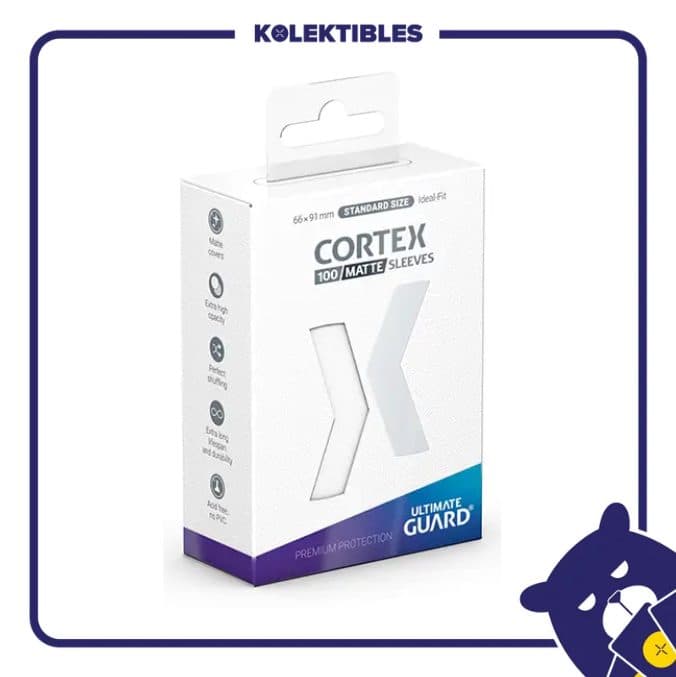 Ultimate Guard – 100 Cortex Standard Sleeves - Matte Transparent