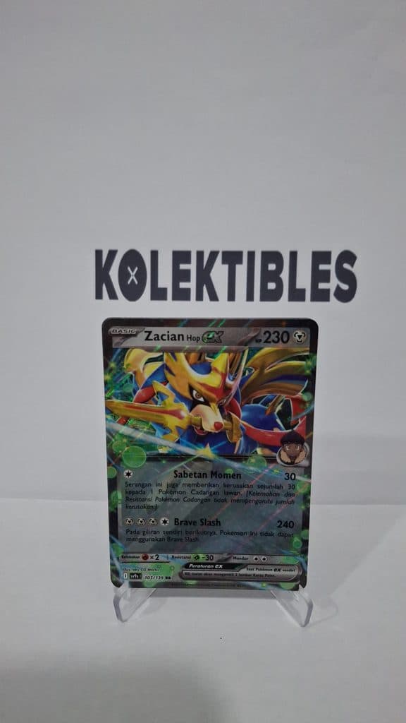 POKEMON INDONESIA - SV9S - 103/139 RR - Zacian Hop EX.