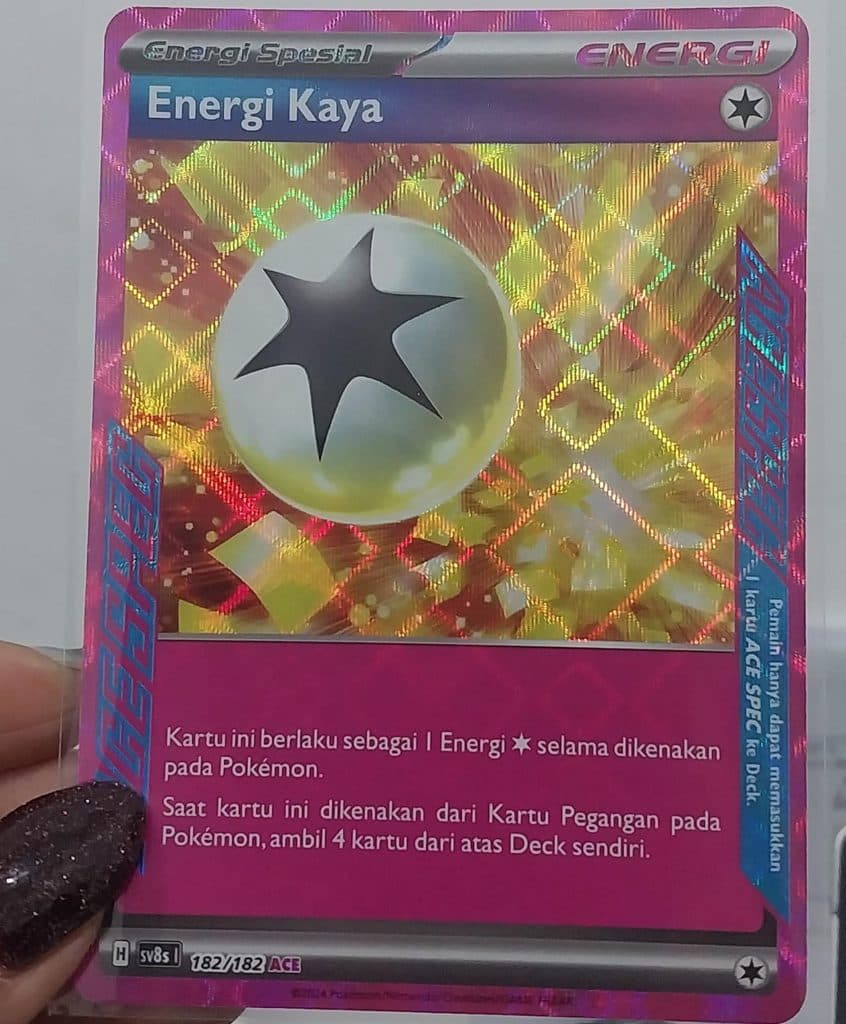 POKEMON INDONESIA Sv8s – Energi Kaya 182/182 ACE