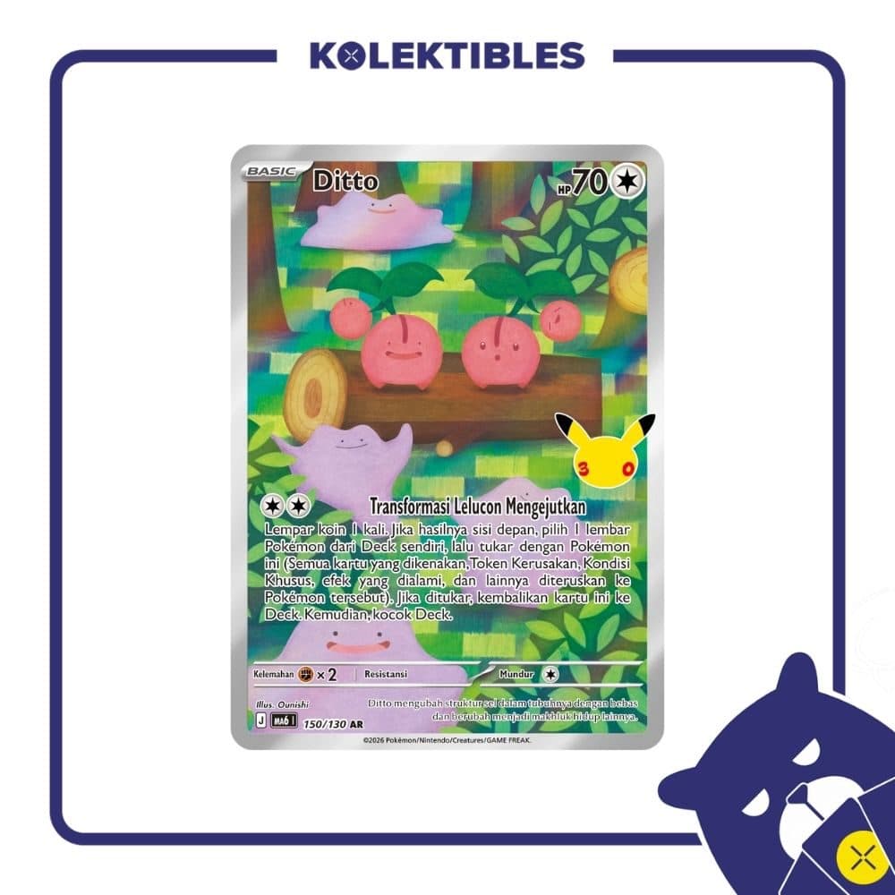 Pokemon Indonesia - MA6 150/130 AR - Ditto
