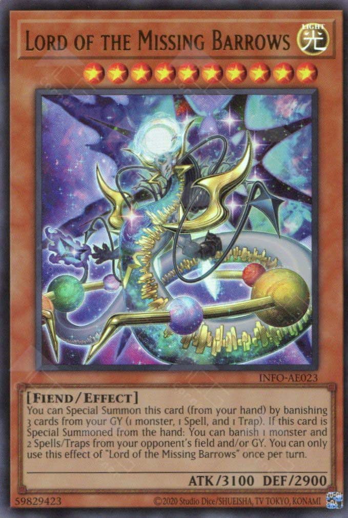 YU GI OH - INFO-AE023 Lord of the Missing Barrows (UR)