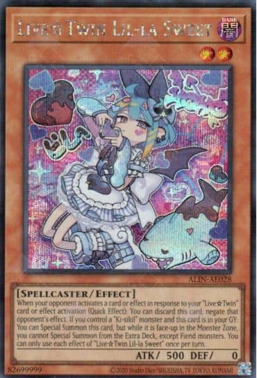 YU GI OH AE – ALIN-AE028 SER Live *Twin Lil-La Sweet