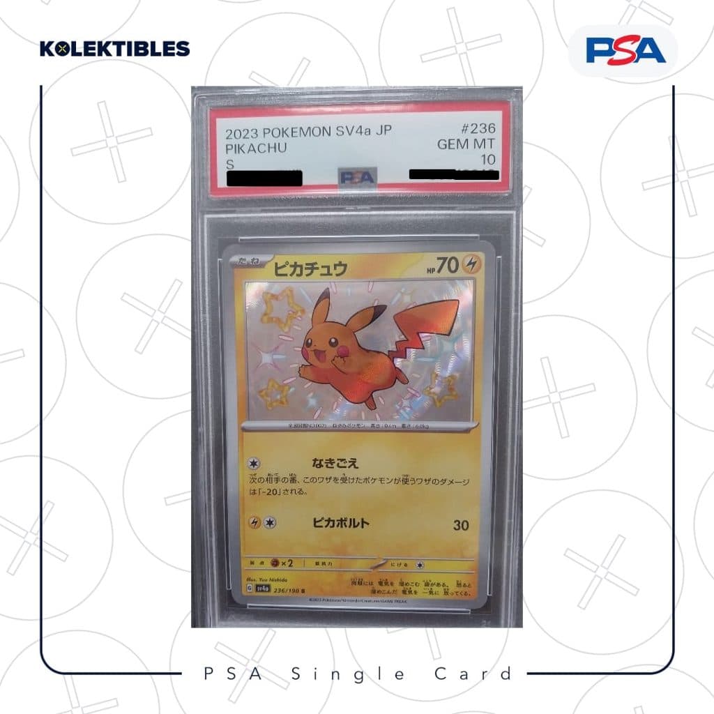 2023 Pokemon SV4a JP Pikachu – 236/190 S - PSA