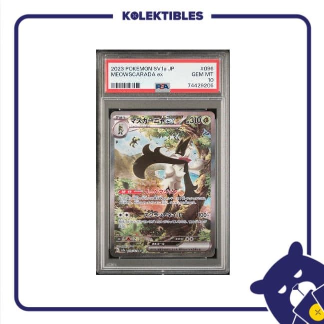 Meowscarada EX 096 SAR - Pokemon SV1a 2023 Japan - PSA 10