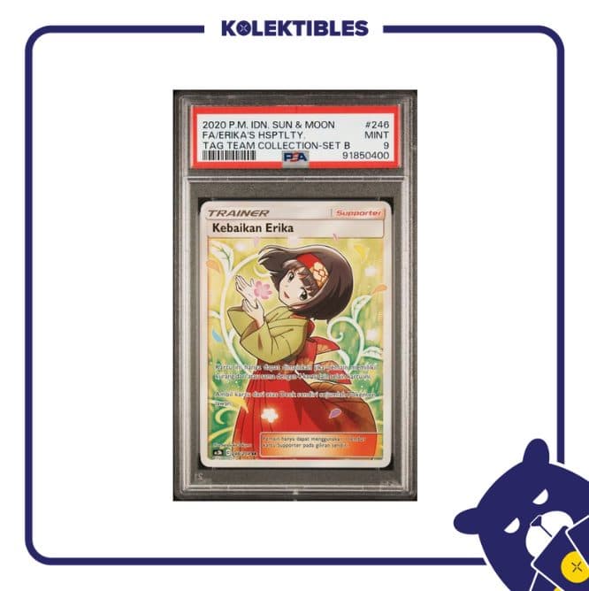Erika’s Hospitality 246 SR – Pokemon S&M Tag Team Coll Set B 2020 Indonesia – PSA 9 01/004/02/13/133