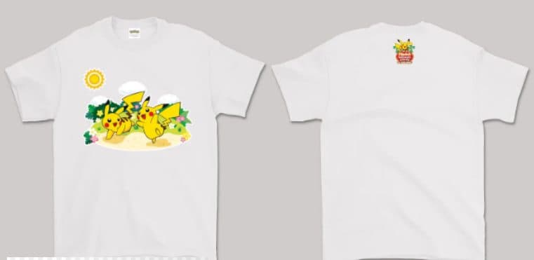 MERCH POKEMON - T-Shirt Kids Putih Pikachu