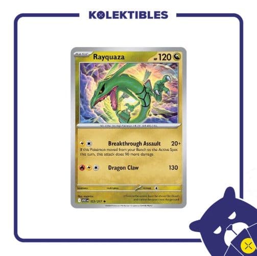 Pokemon English – ASC EN 153/217 Rayquaza – 01/133/02/11/112