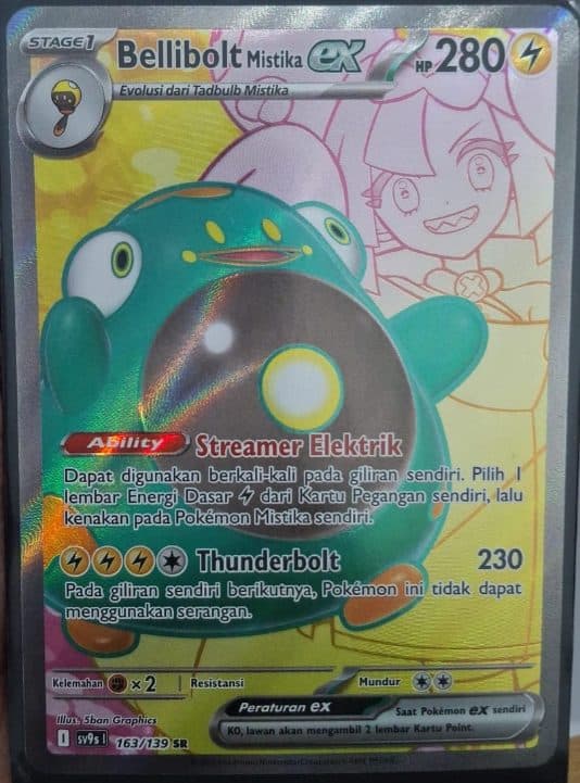 POKEMON INDONESIA – Sv9s 163/139 SR – Bellibolt Mistika EX 01/116/02/11/111