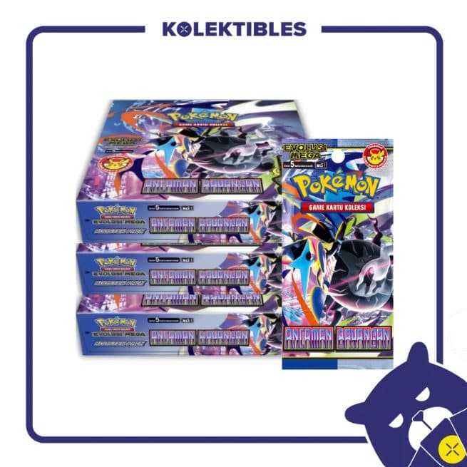 (Promo Bundling 3 Box) Pokemon Indonesia - Sealed Box - MA5 Ancaman Bayangan