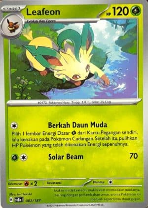 Pokemon Indonesia – sv8a 002/187 Leafeon Masterball 01/185/02/11/111