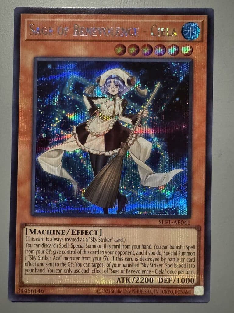 YUGIOH ENGLISH - SLF1-AE041 Sage Of Benevolence - Ciela SR
