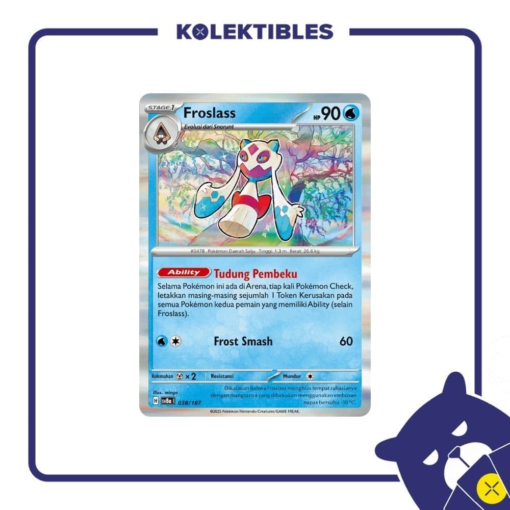 Pokemon Indonesia – sv8a 038/187 Froslass