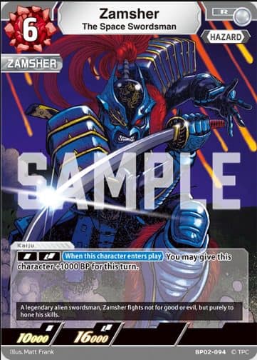 ULTRAMAN ENGLISH - BP02 - BP02-094 R The Space Swordsman Zamsher