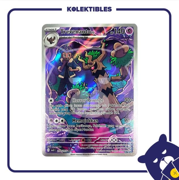 Pokemon Indonesia – MA3 204/193 AR Trevenant Hop