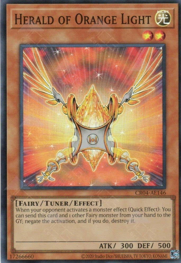 YU GI OH – CR04 – Herald of Orange Light SR